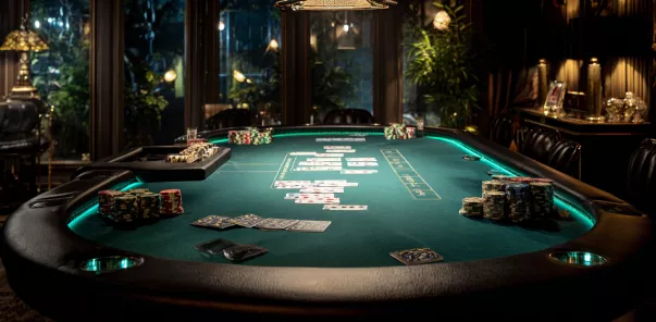 Payment terminal at GemBet casino table